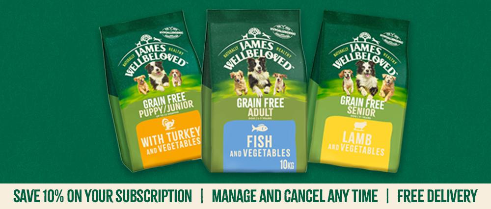 Grain Free Dog Food Puppy Adult and Senior Food James