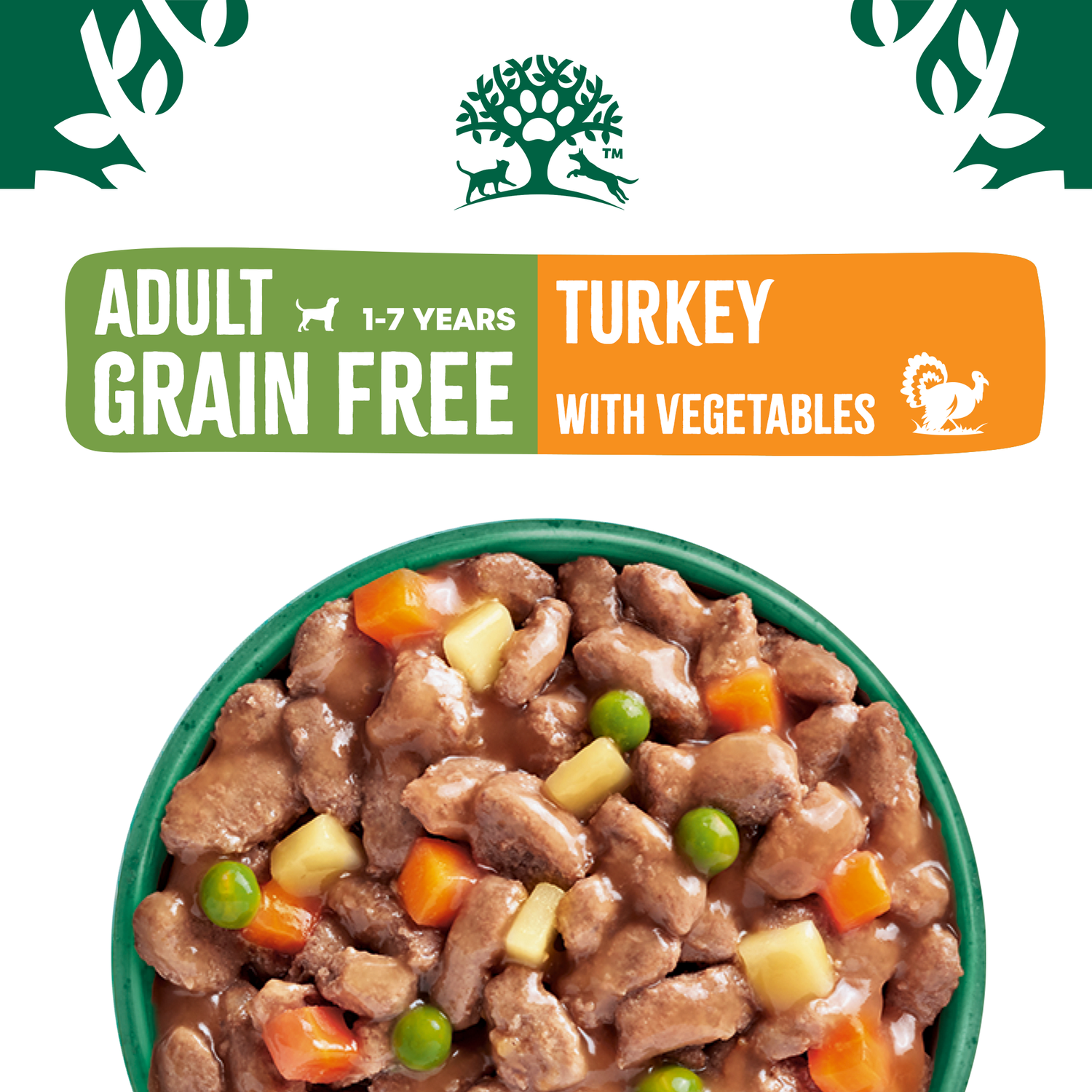 Adult Turkey in Gravy Grain Free Wet Dog Food Pouches