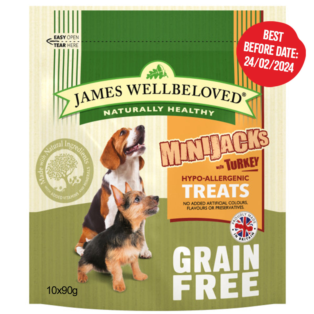 Minijacks Dog Treats Turkey & Vegetables - James Wellbeloved UK