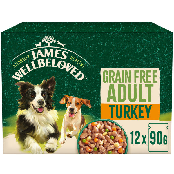 Adult Turkey in Gravy Grain Free Wet Dog Food Pouches