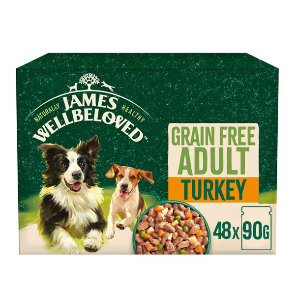 Adult Turkey in Gravy Grain Free Wet Dog Food Pouches