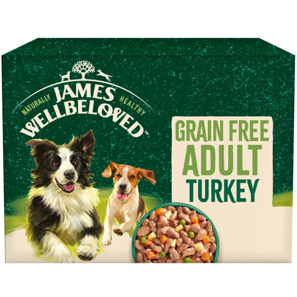 Adult Turkey in Gravy Grain Free Wet Dog Food Pouches