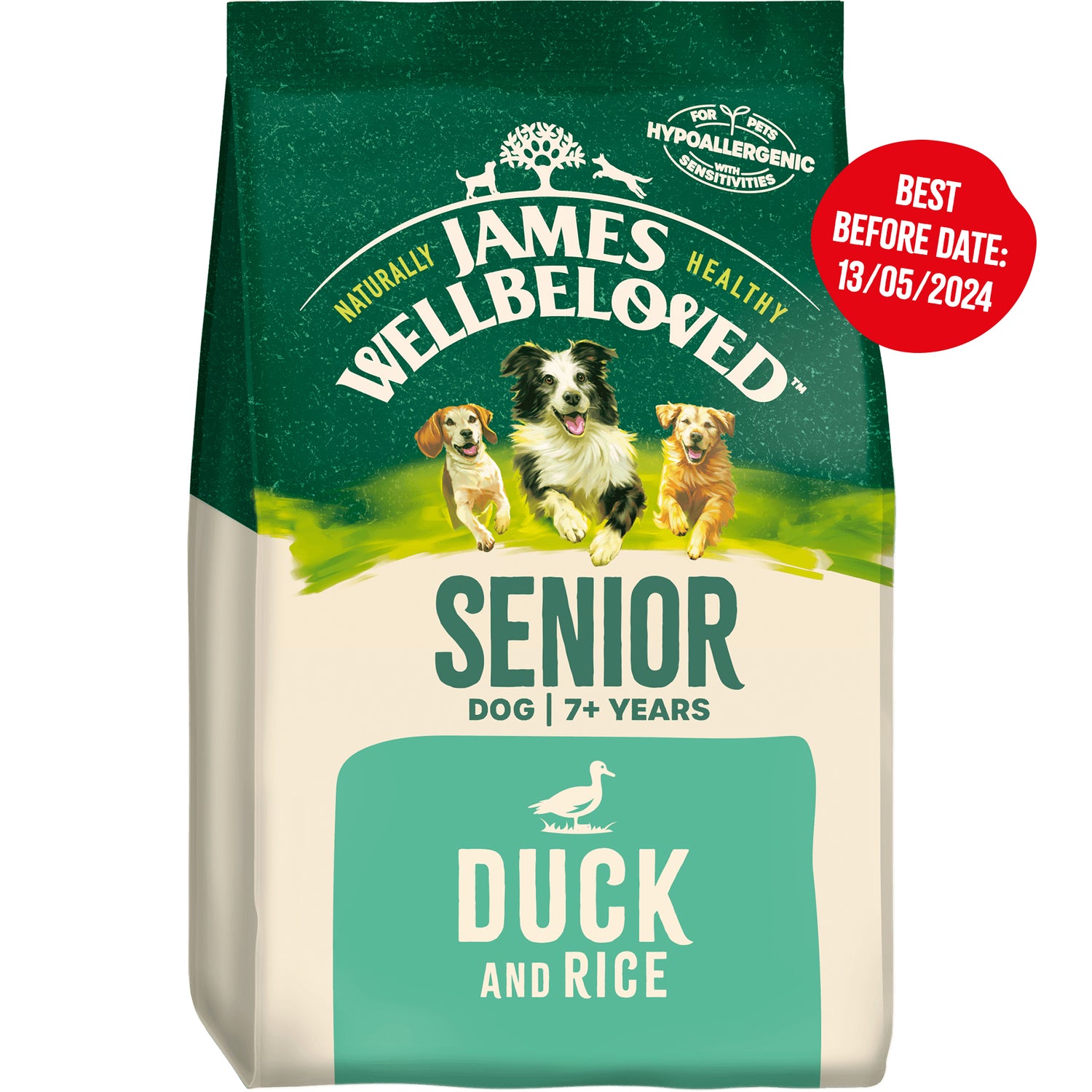 Senior Duck & Rice Dry Dog Food