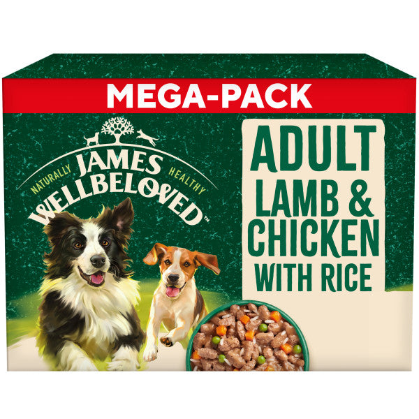 Adult Lamb & Chicken & Rice in Gravy Wet Dog Food Pouches