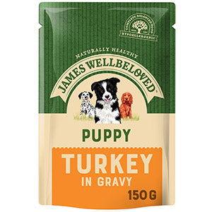 Puppy Turkey & Rice Wet Dog Food Pouch