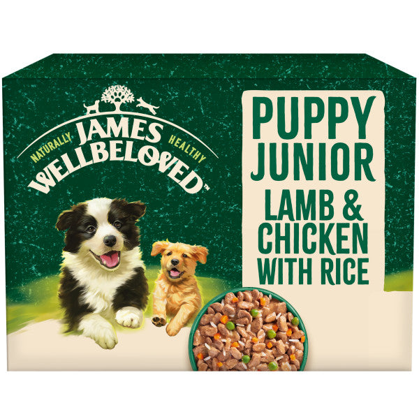 Puppy Lamb & Chicken & Rice in Gravy Wet Dog Food Pouches