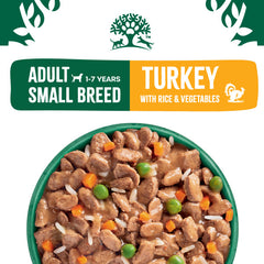 Adult Turkey & Rice Small Breed Wet Dog Food