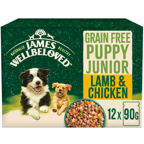 Puppy Lamb & Chicken in Gravy Grain Free Wet Dog Food Pouches