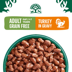 Food Image -Senior Turkey in Gravy Grain Free Wet Cat Food Pouches