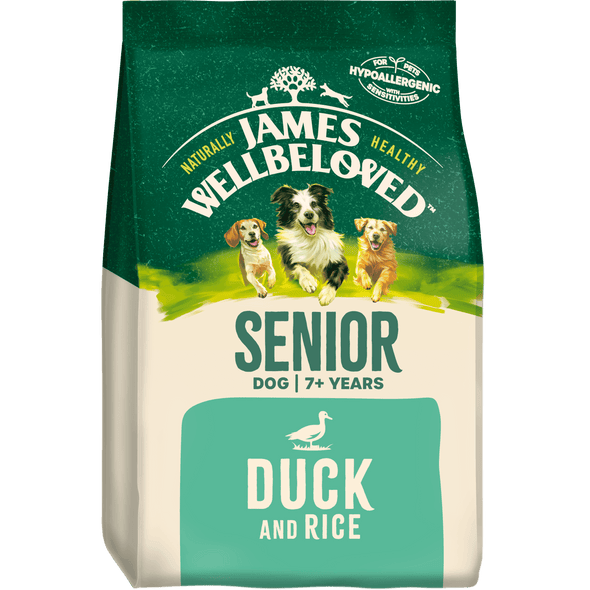 Senior Duck & Rice Dry Dog Food - James Wellbeloved UK
