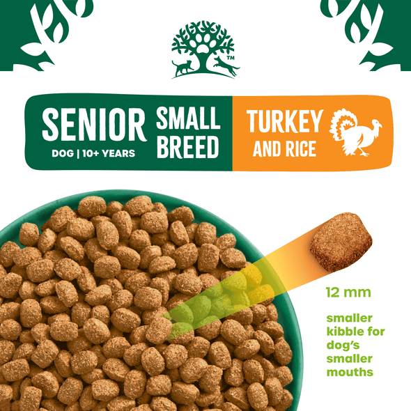Senior Small Breed Turkey & Rice Dry Dog Food - James Wellbeloved UK