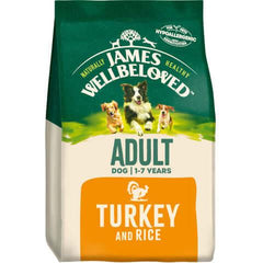 Adult Turkey & Rice Dry Dog Food - James Wellbeloved UK