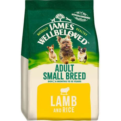 Adult Small Breed Lamb & Rice Dry Dog Food - James Wellbeloved UK
