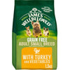 Grain Free Adult Small Breed Turkey & Veg Dry Dog Food - James Wellbeloved UK