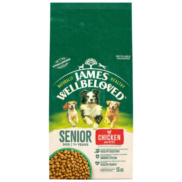 Senior Chicken and Rice Dog Food - James Wellbeloved UK