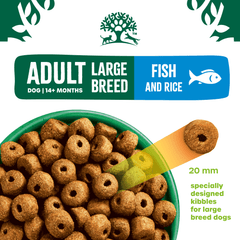 Adult Large Breed Fish & Rice Dry Dog Food - James Wellbeloved UK