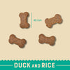 Load image into Gallery viewer, Crackerjacks Dog Treats Duck &amp; Rice - 6 Pack
