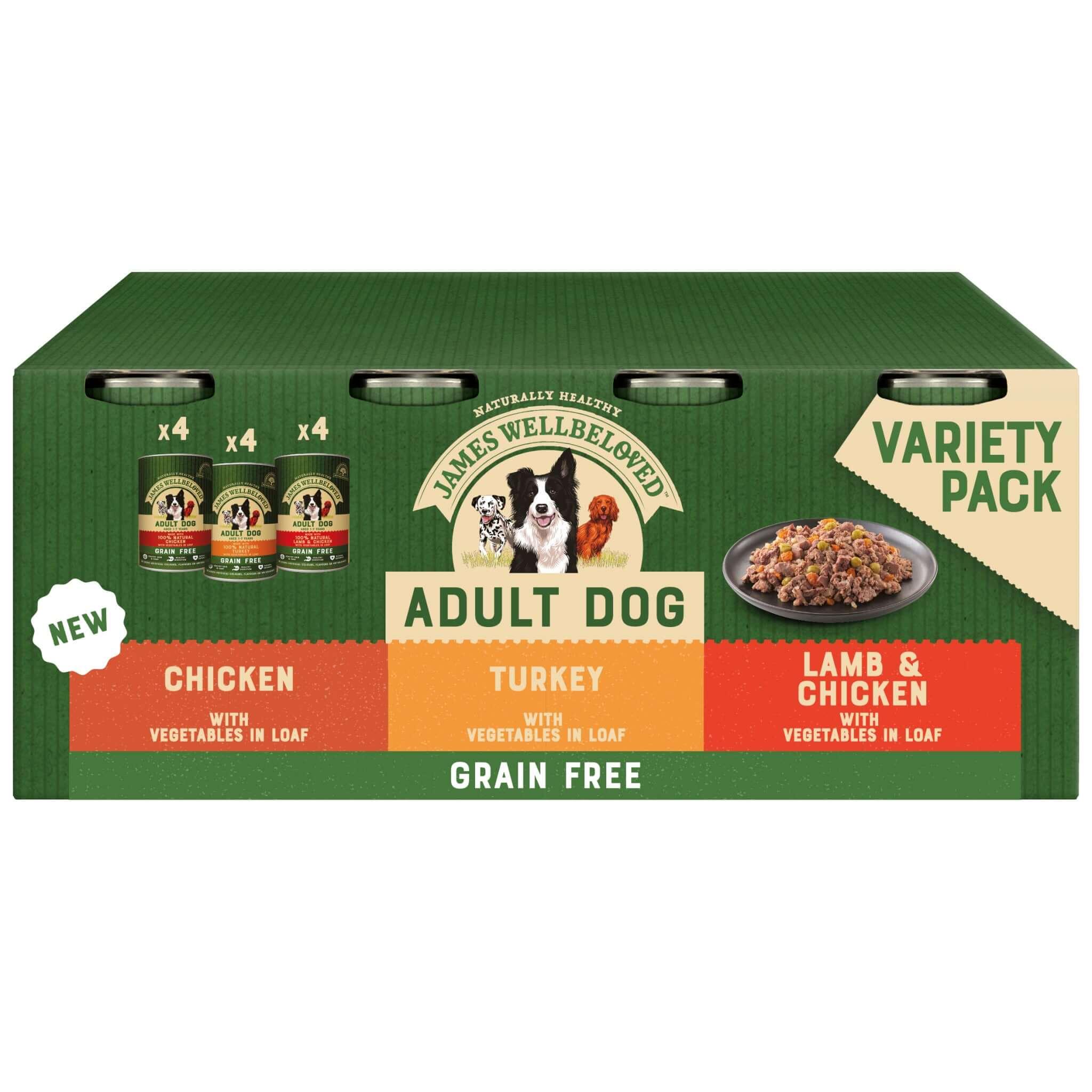 Chicken free wet dog hot sale food