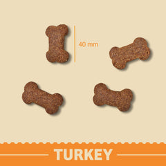 Crackerjacks Dog Treats Grain Free Turkey & Vegetables - James Wellbeloved UK