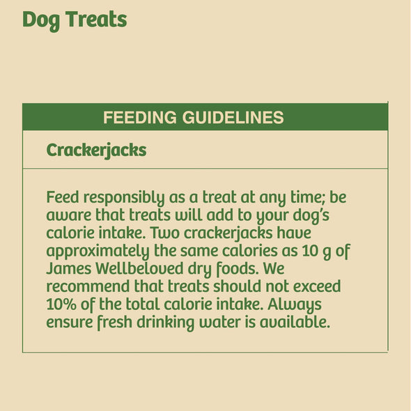 Crackerjacks Dog Treats Turkey & Rice - Single (225g) - James Wellbeloved UK