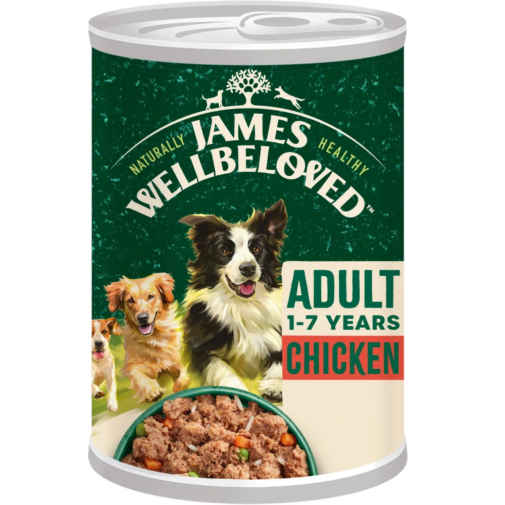 Adult Chicken & Rice in Loaf Can Wet Dog Food 1 can Image 1