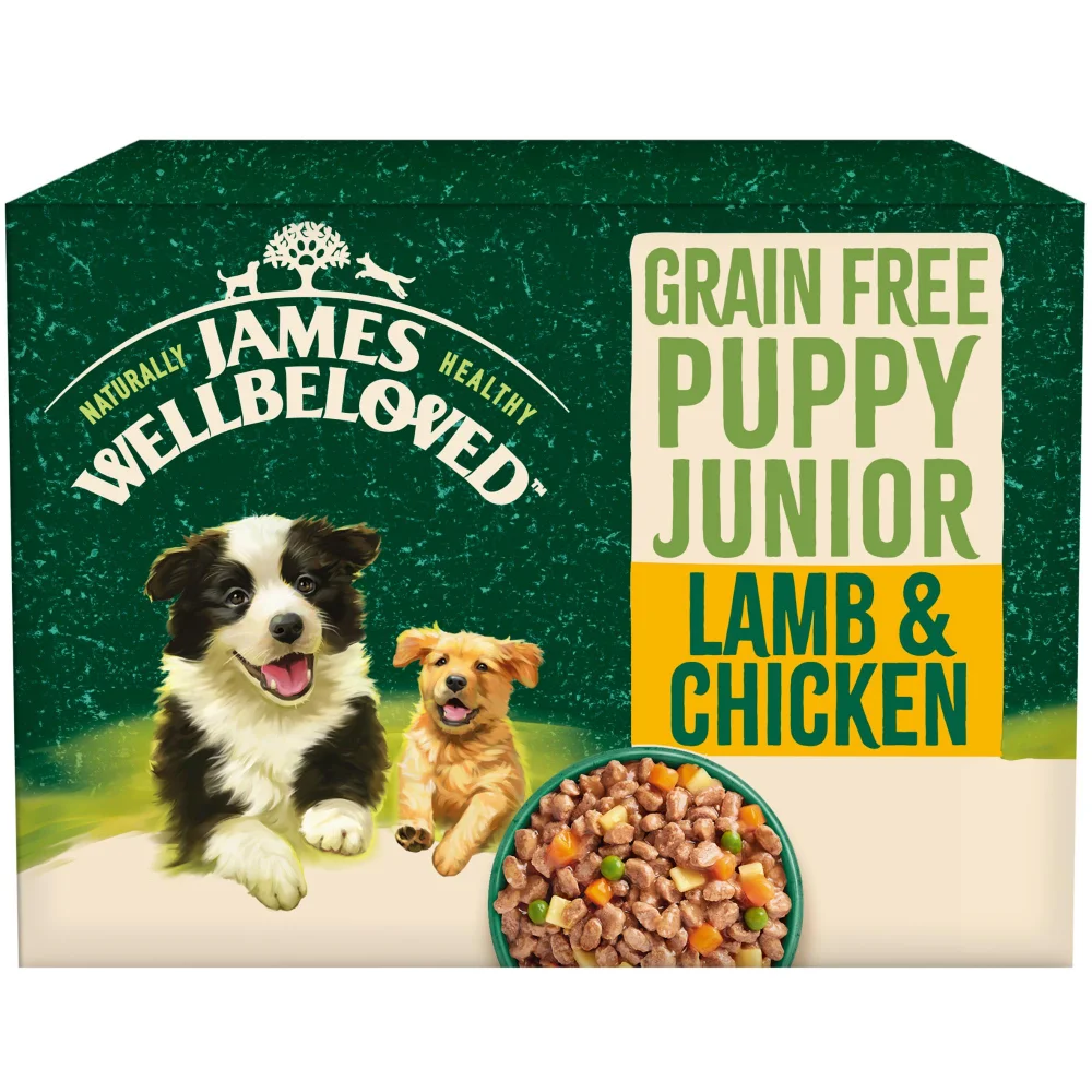 Puppy Lamb & Chicken in Gravy Grain Free Wet Dog Food Pouches 12 pouches Image 1
