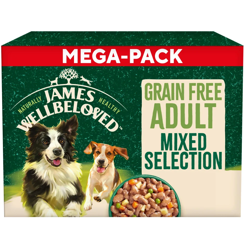 Adult Turkey & Lamb & Chicken in Gravy Grain Free Wet Dog Food Pouches 48 pouches Image 1