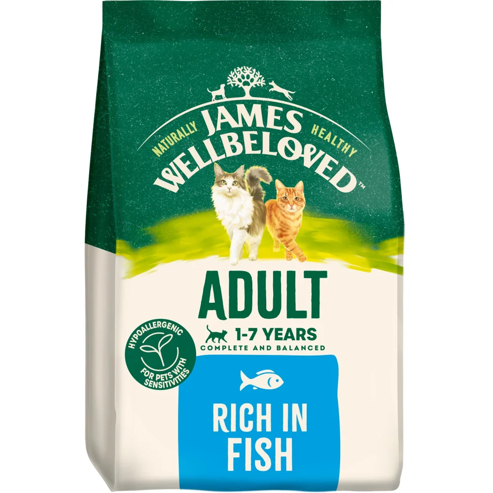 Adult Fish & Rice Dry Cat Food 4kg Image 1
