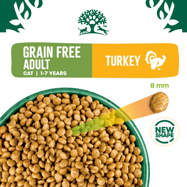 Adult Turkey & Veg Grain Free Dry Cat Food
