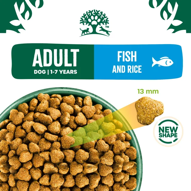 Adult Fish & Rice Dry Dog Food