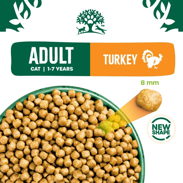 Adult Turkey & Rice Dry Cat Food
