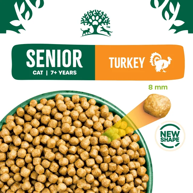 Senior Turkey & Rice Dry Cat Food