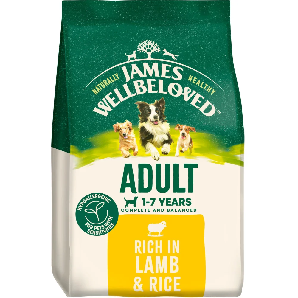 Adult Lamb & Rice Dry Dog Food 2kg Image 1
