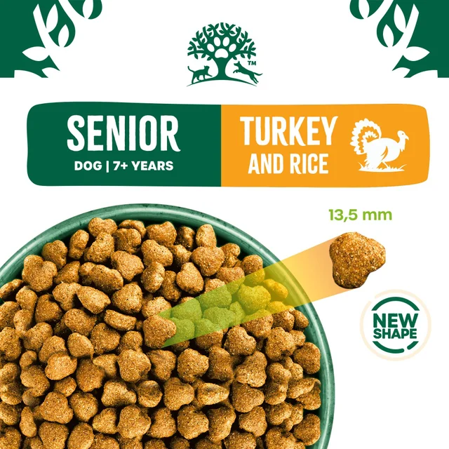 Senior Turkey & Rice Dry Dog Food