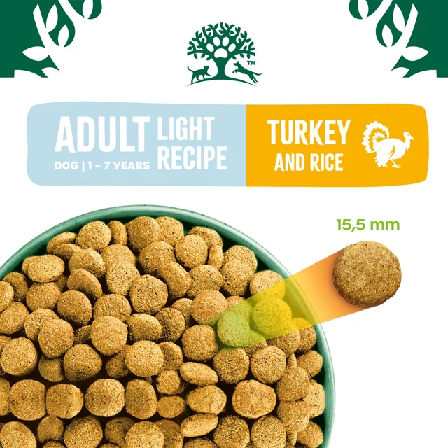 Adult Turkey & Rice Light Dry Dog Food