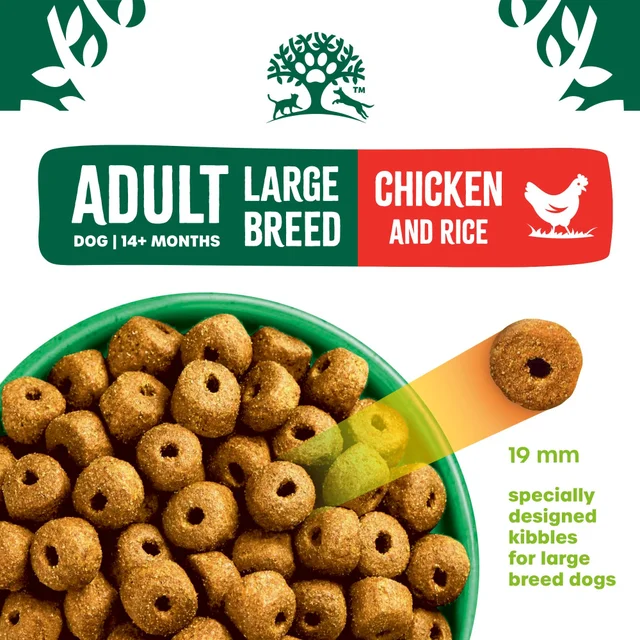 Adult Chicken & Rice Large Breed Dry Dog Food