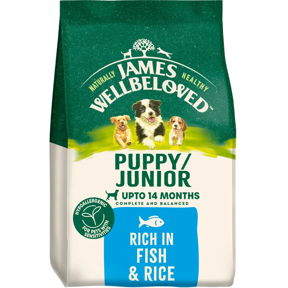 Puppy Fish & Rice Dry Dog Food 2kg Image 1