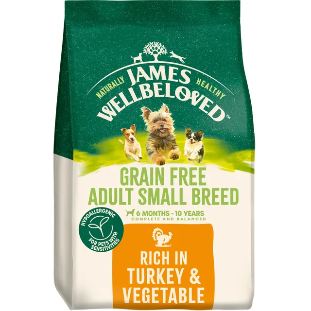 Adult Turkey & Veg Grain Free Small Breed Dry Dog Food
