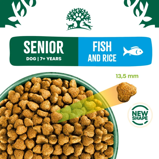 Senior Fish & Rice Dry Dog Food