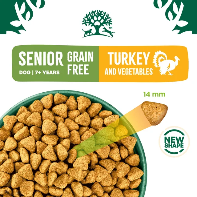 Senior Grain Free Dry Dog Food Turkey