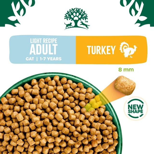 Adult Turkey & Rice Light Dry Cat Food