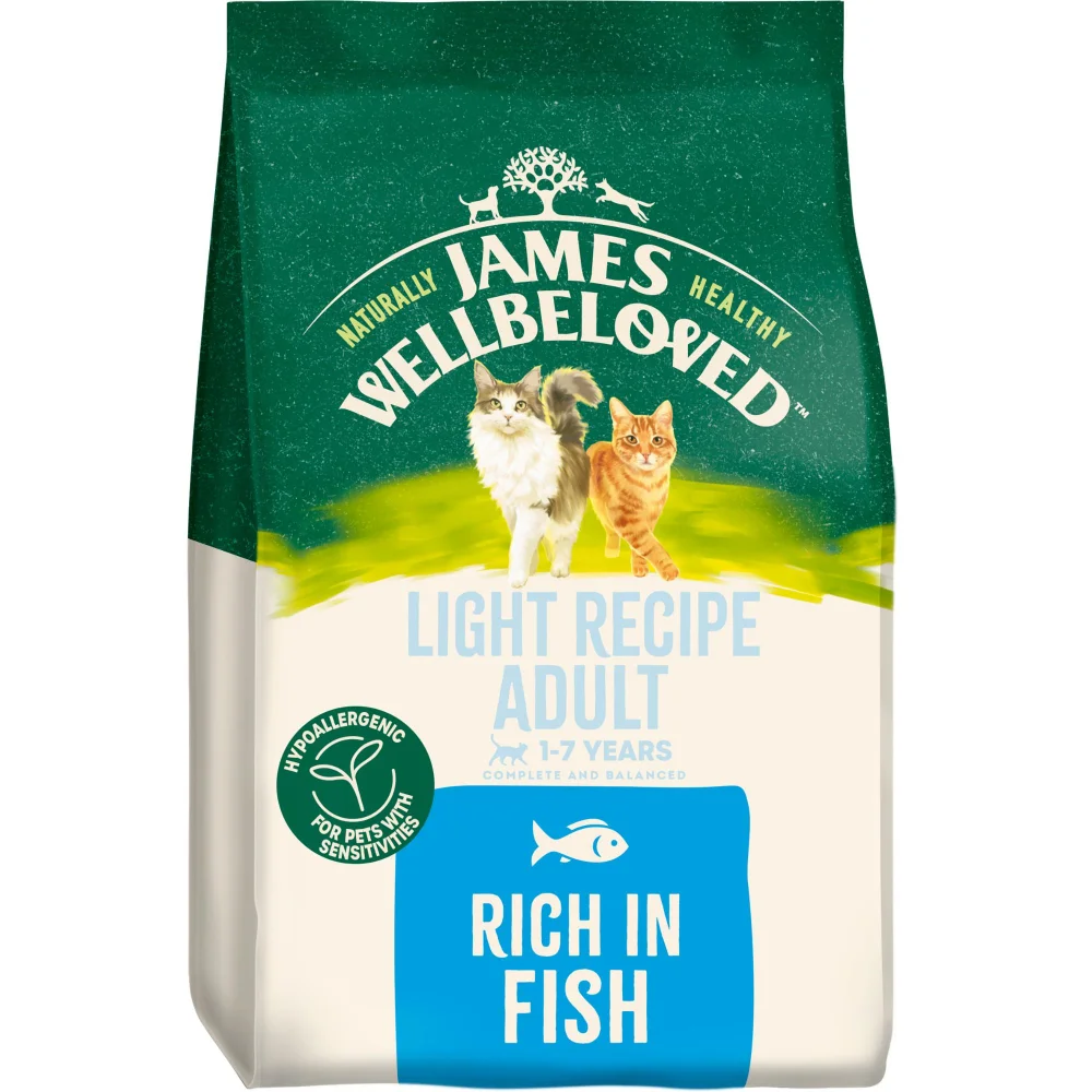 Adult Fish Dry Cat Food Light 4kg Image 1
