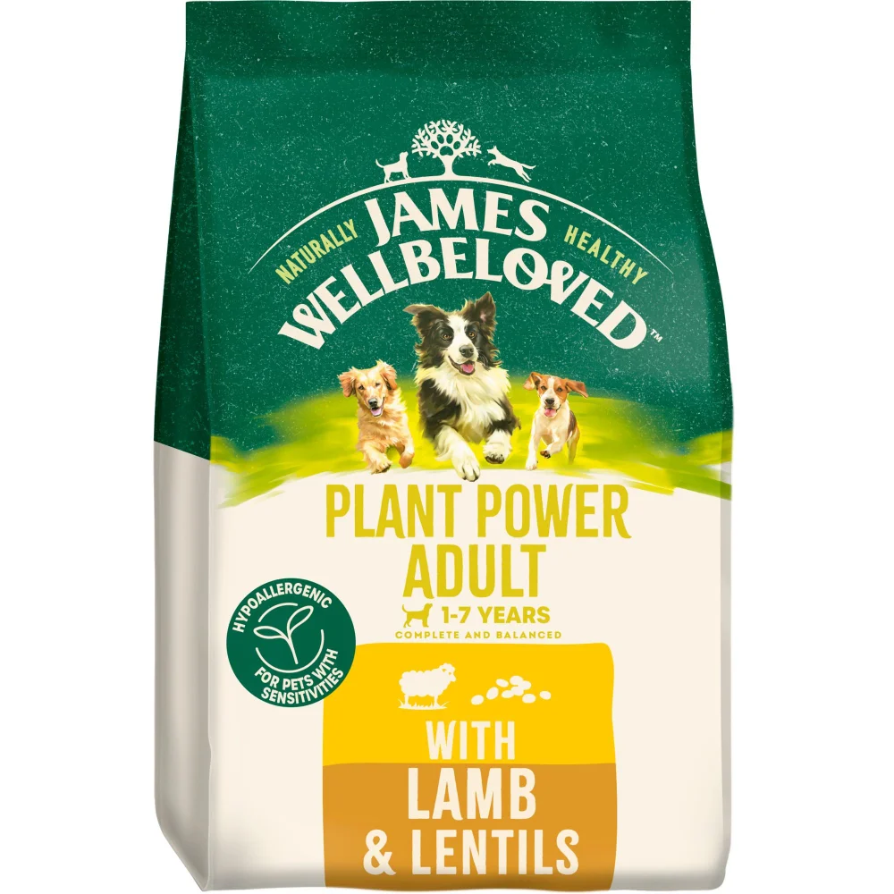 Adult Lamb Dry Dog Food Plant Power 1.5kg Image 1