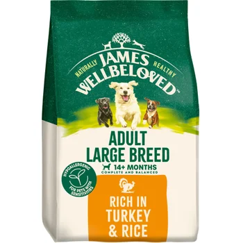 Adult Turkey & Rice Large Breed Dry Dog Food