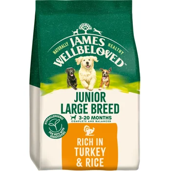Junior Turkey & Rice Large Breed Dry Dog Food