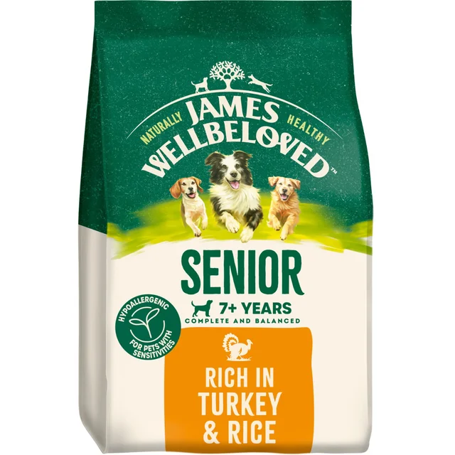 Senior Turkey & Rice Dry Dog Food 12kg
