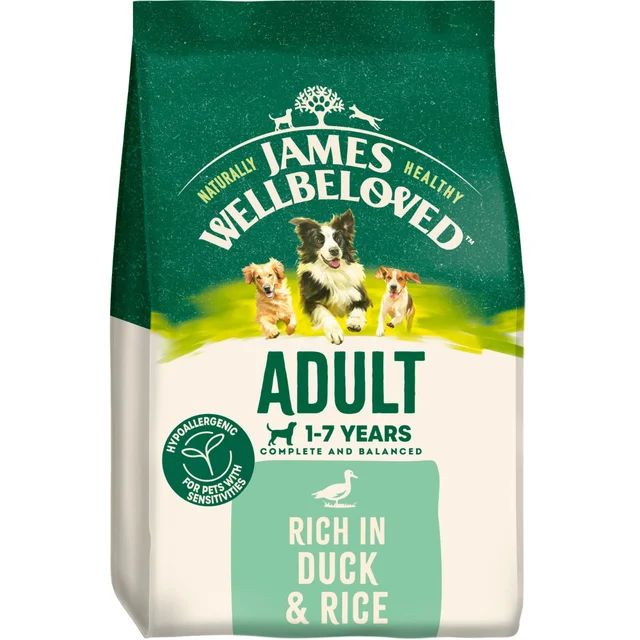 Adult Duck & Rice Dry Dog Food 12kg