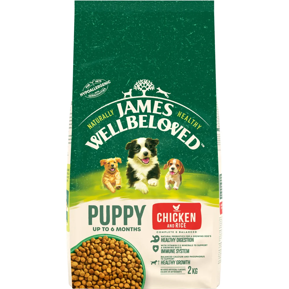 Puppy Chicken & Rice Dog Food 2kg Image 1