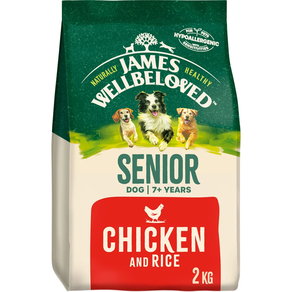 Senior Chicken & Rice Dry Dog Food 2kg Image 1