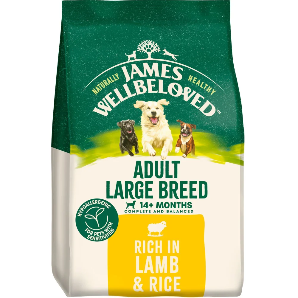 Adult Lamb & Rice Large Breed Dry Dog Food 15kg Image 1
